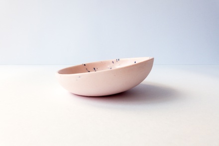 set of 2 pink soya bowls